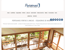 Tablet Screenshot of portalmad.com.br